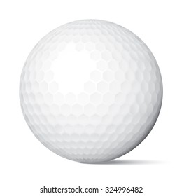 Golf Ball Club Play Sphere Game Sport