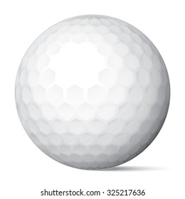 Golf Ball Club Play Sphere Game Sport