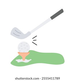 Golf ball and club for precision play on the green