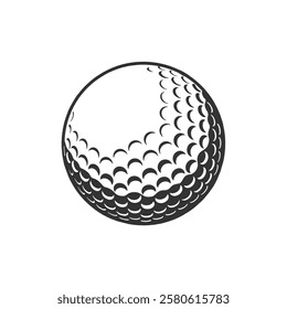 Golf ball for golf course or golf competition logo