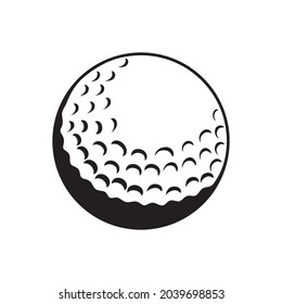 Golf ball. Golf game. golf ball Line art logos or icons

