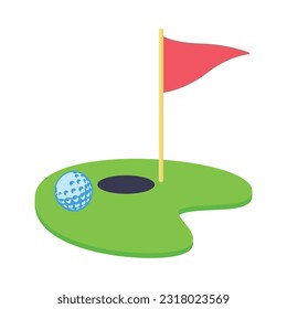 Golf ball. Golf game. golf ball Line art logos or icons
