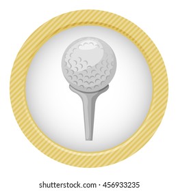 Golf ball icon