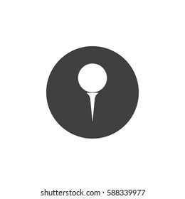 Golf ball icon.