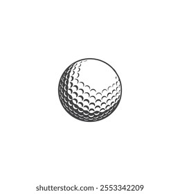 Golf ball icon flat vector design