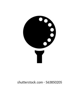 golf ball icon illustration isolated vector sign symbol