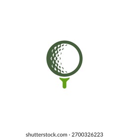 Golf Ball Icon Logo Design Elements