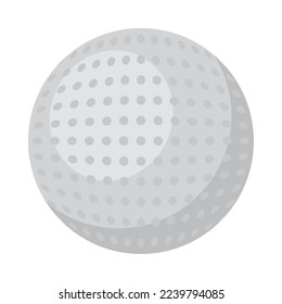 golf ball icon on white background
