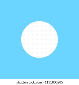 Golf ball icon. Vector illustration.