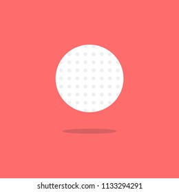 Golf ball icon. Vector illustration.