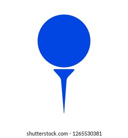 Golf ball icon. Vector illustration