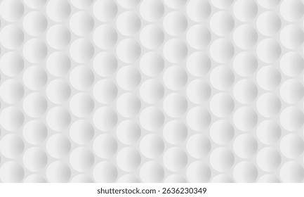 Golf ball illustrated texture details. Seamless white abstract pattern with faux golf ball texture

