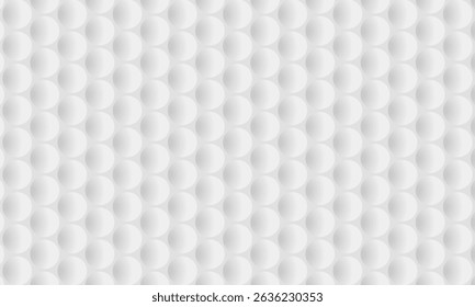 Golf ball illustrated texture details. Seamless white abstract pattern with faux golf ball texture
