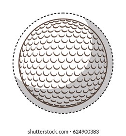 golf ball isolated icon