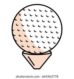 golf ball isolated icon