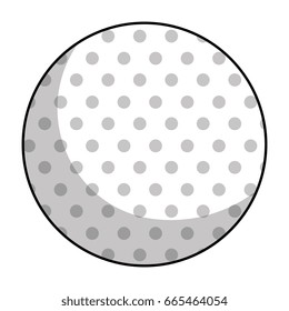 golf ball isolated icon