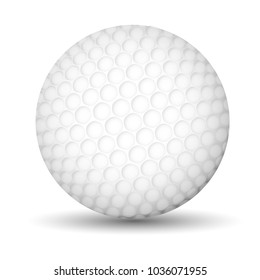 golf ball isolated on white background