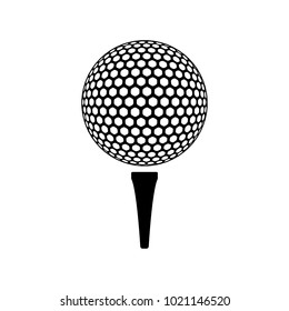 Golf ball isolated vector