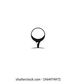 golf ball logo and icon