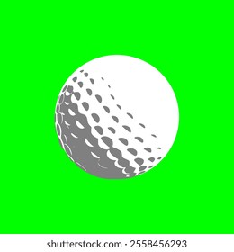 Golf Ball Logo. golf ball Line art logos or icons. Golf ball vector template illustration