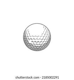 golf ball logo modern and looks real