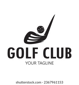 Golf ball logo,golf stick logo ,for professional golf team, golf club, tournament, golf store business 