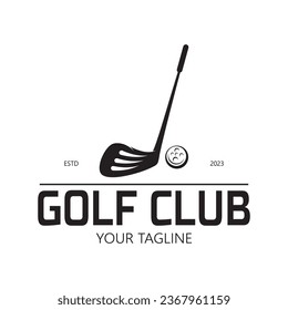 Golf ball logo,golf stick logo ,for professional golf team, golf club, tournament, golf store business 