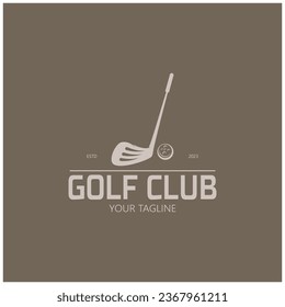 Golf ball logo,golf stick logo ,for professional golf team, golf club, tournament, golf store business 