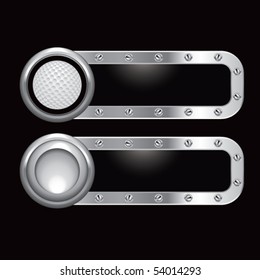 golf ball metal banners