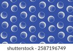Golf ball seamless pattern. Golf ball pattern background. Design for typography, banners and posters, promotional items. Vector illustration