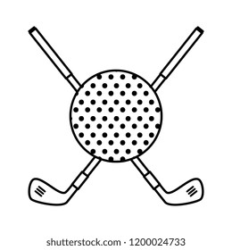 golf ball sport icon