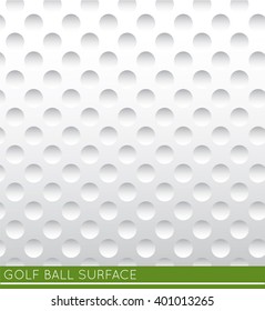 Golf Ball Surface Pattern. Vector Art.