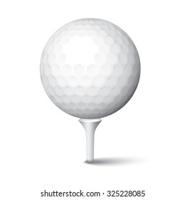 Golf Ball in Tee