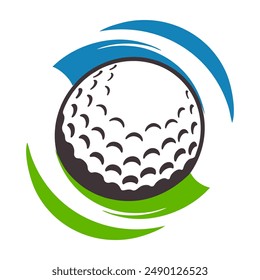 golf ball that you can use for logos, icons and symbols on banners