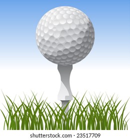 golf ball vector