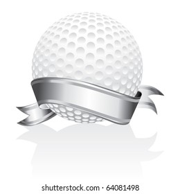 Golf ball vector