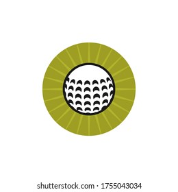 golf ball vector design template illustration