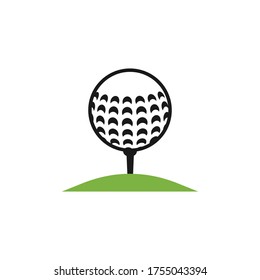 golf ball vector design template illustration