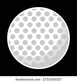 Golf ball vector, golf ball icon, golf ball clip art, clip art golf ball, isolated on white background