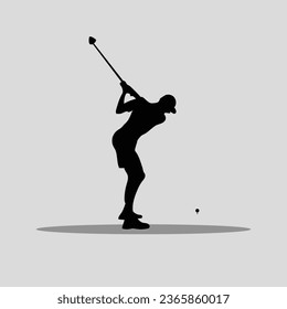 Golf ball vector png image