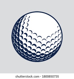 golf ball vector, silhouette  golf ball, 