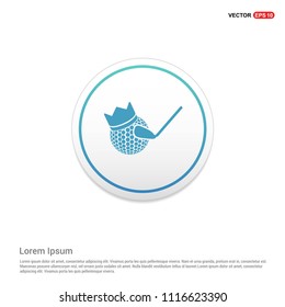 Golf Bat Icon Hexa White Background icon template - Free vector icon