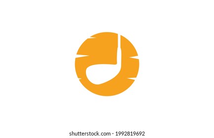  golf bat logo vector icon illustration design