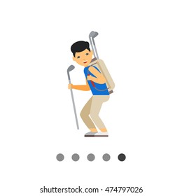 Golf Caddy Icon