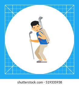 Golf Caddy Icon