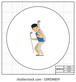 Golf Caddy Icon