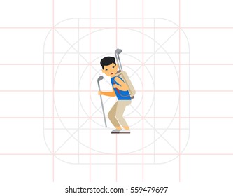 Golf Caddy Icon