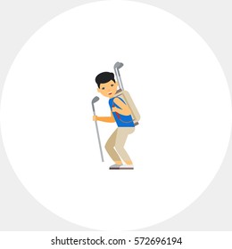 Golf Caddy Icon