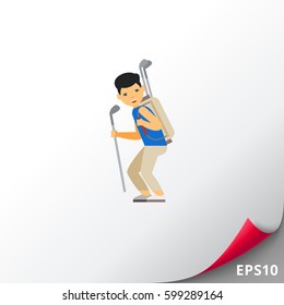 Golf Caddy Icon