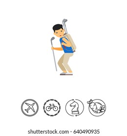 Golf Caddy Icon